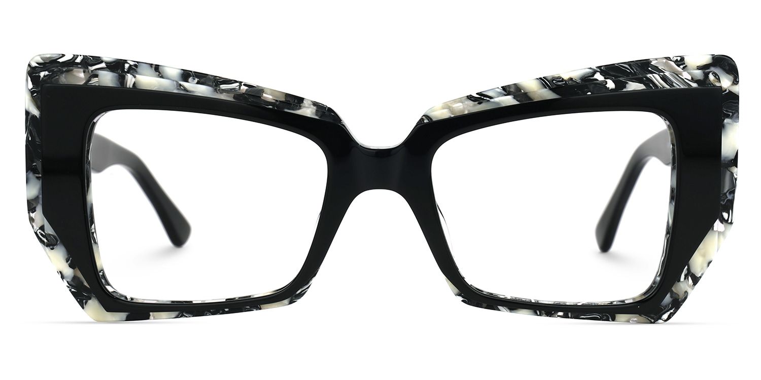 Verdejo Geometric Black Glasses | ZEELOOL UK0