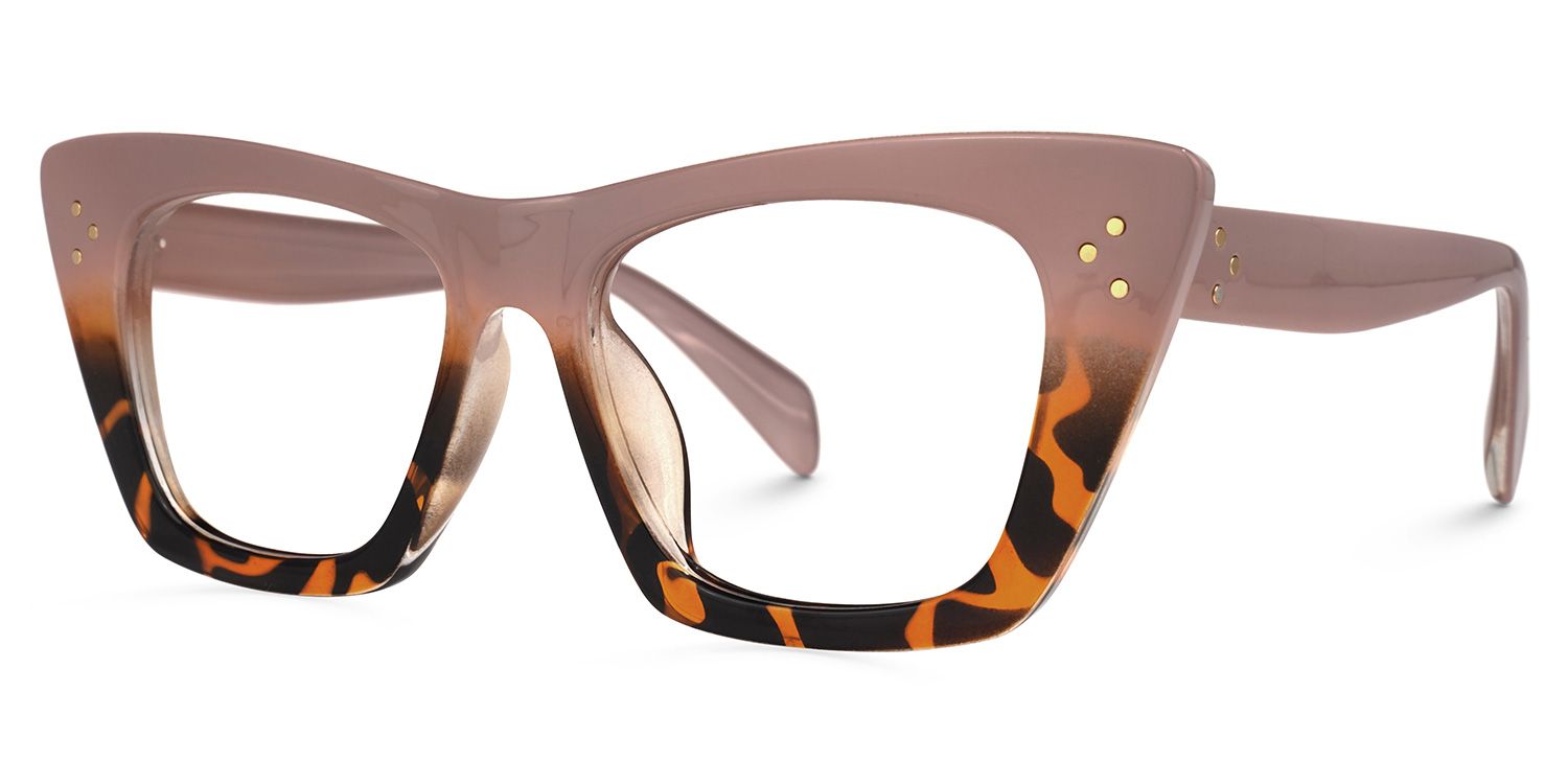 Giles Cateye Two-Tone Glasses | ZEELOOL UK1
