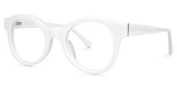 Propps Round White Glasses1