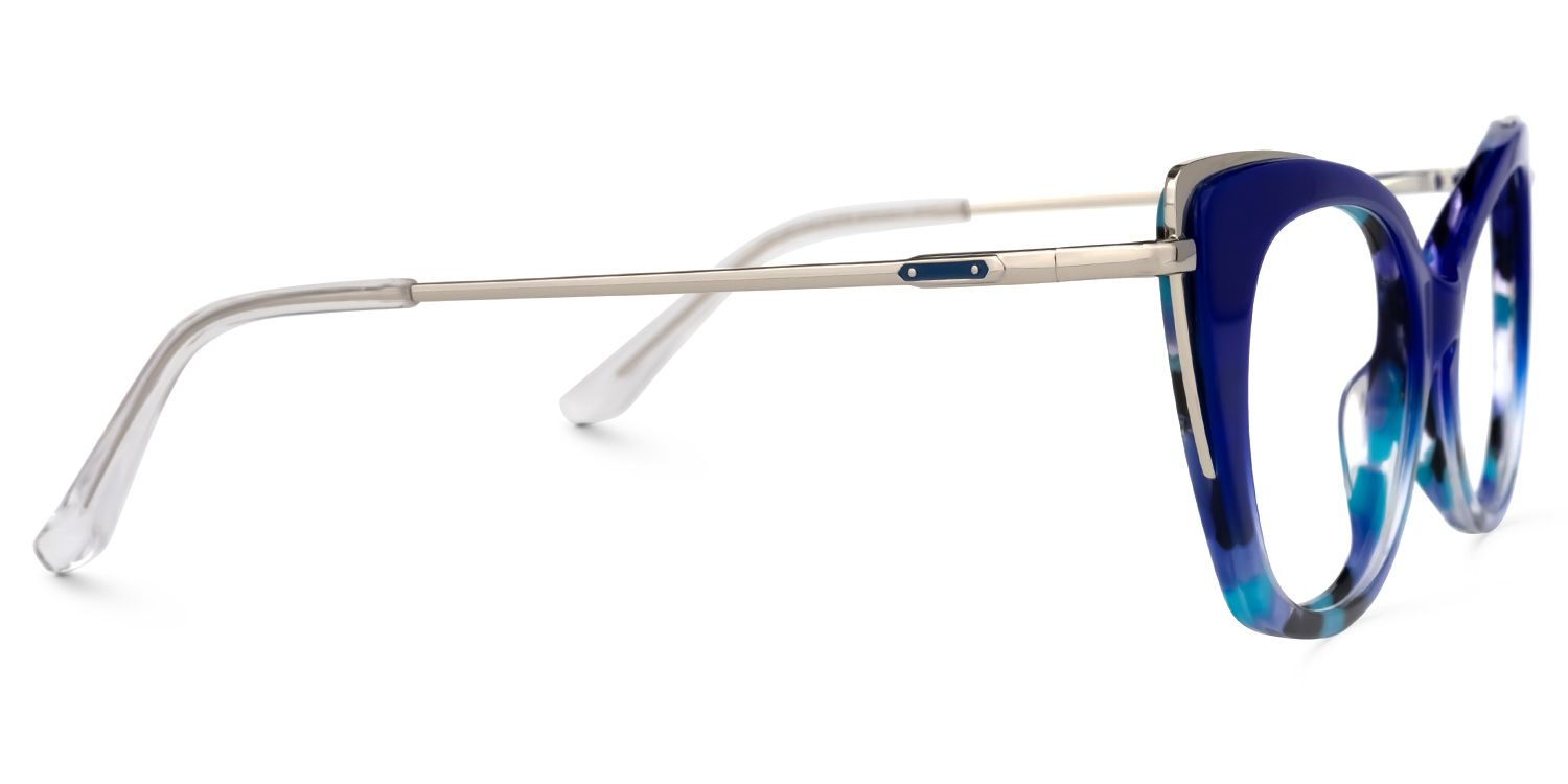 Duchess Cateye Blue Glasses | ZEELOOL UK2