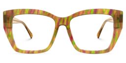 Dismuke Square Yellow Glasses0