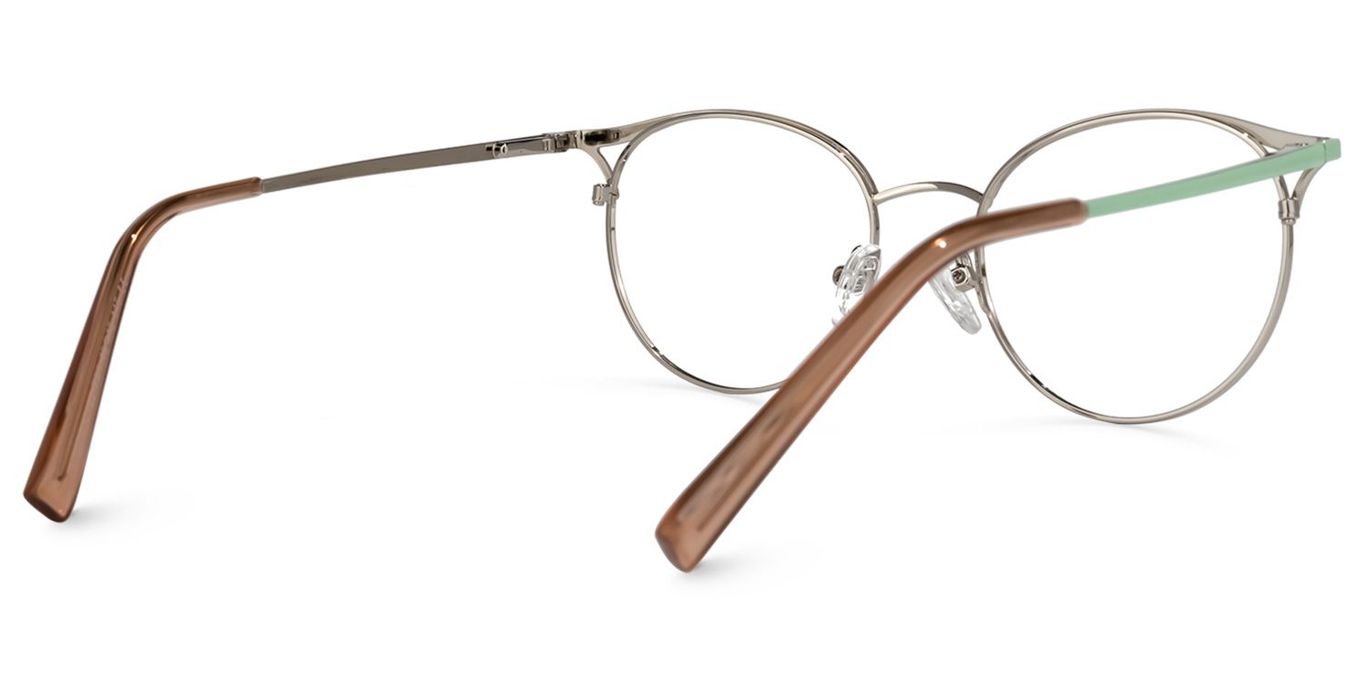 Kylie Oval Green Glasses | ZEELOOL UK2