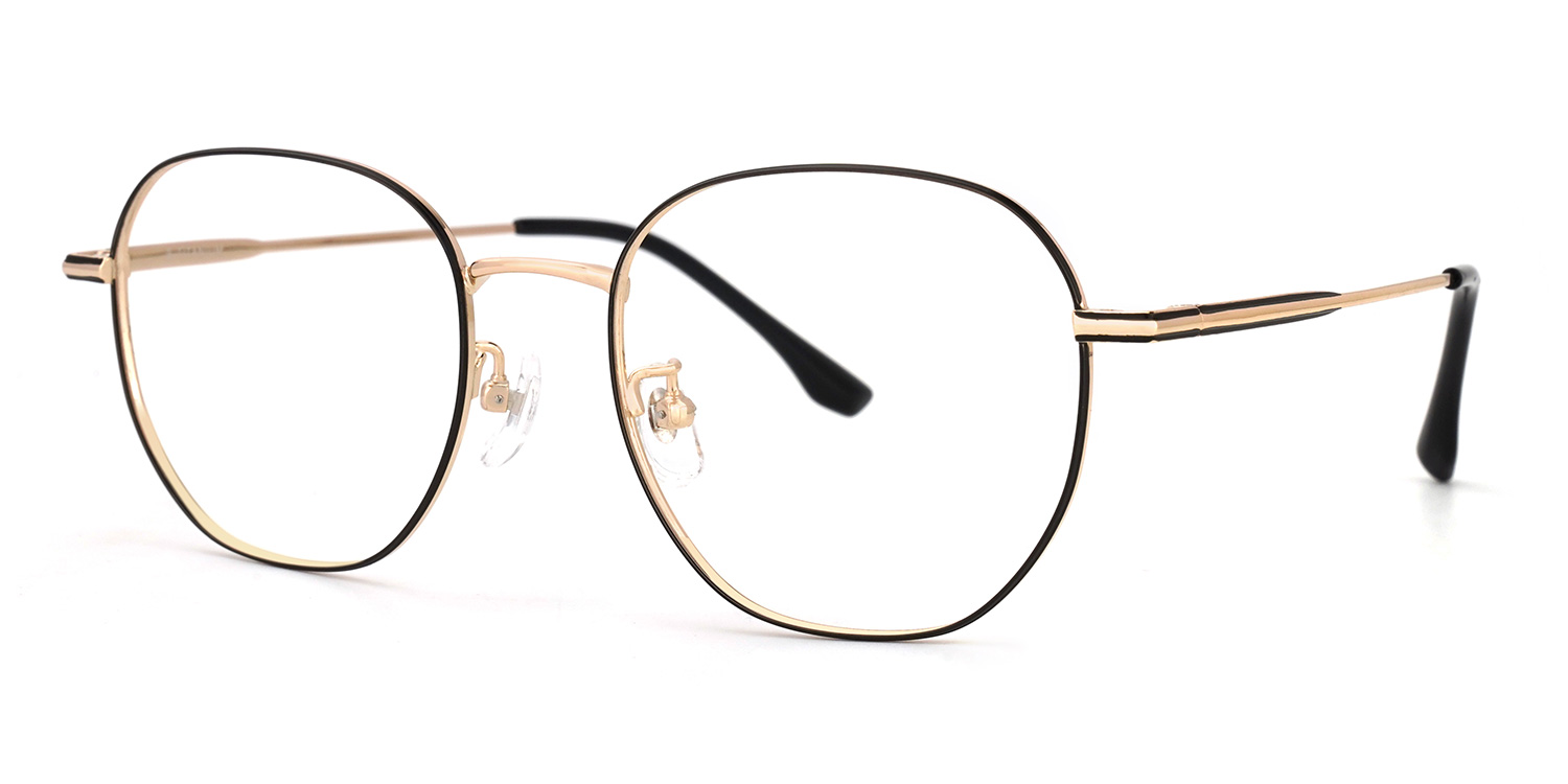 Bezjak Round Black Glasses | ZEELOOL UK1