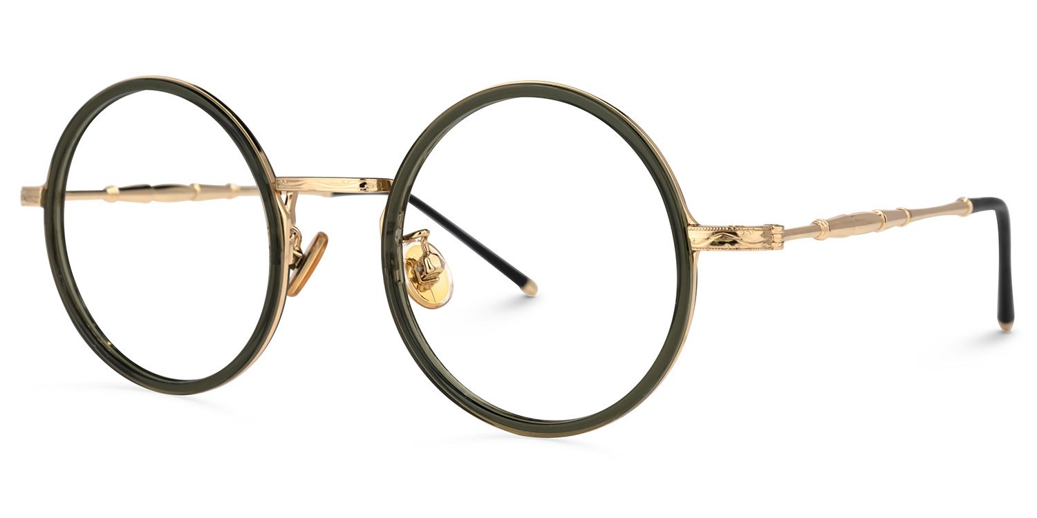 Glory Round Black Glasses | ZEELOOL UK1