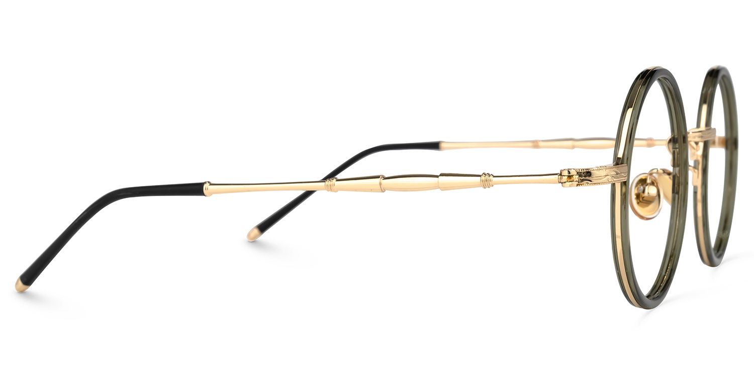 Glory Round Black Glasses | ZEELOOL UK2