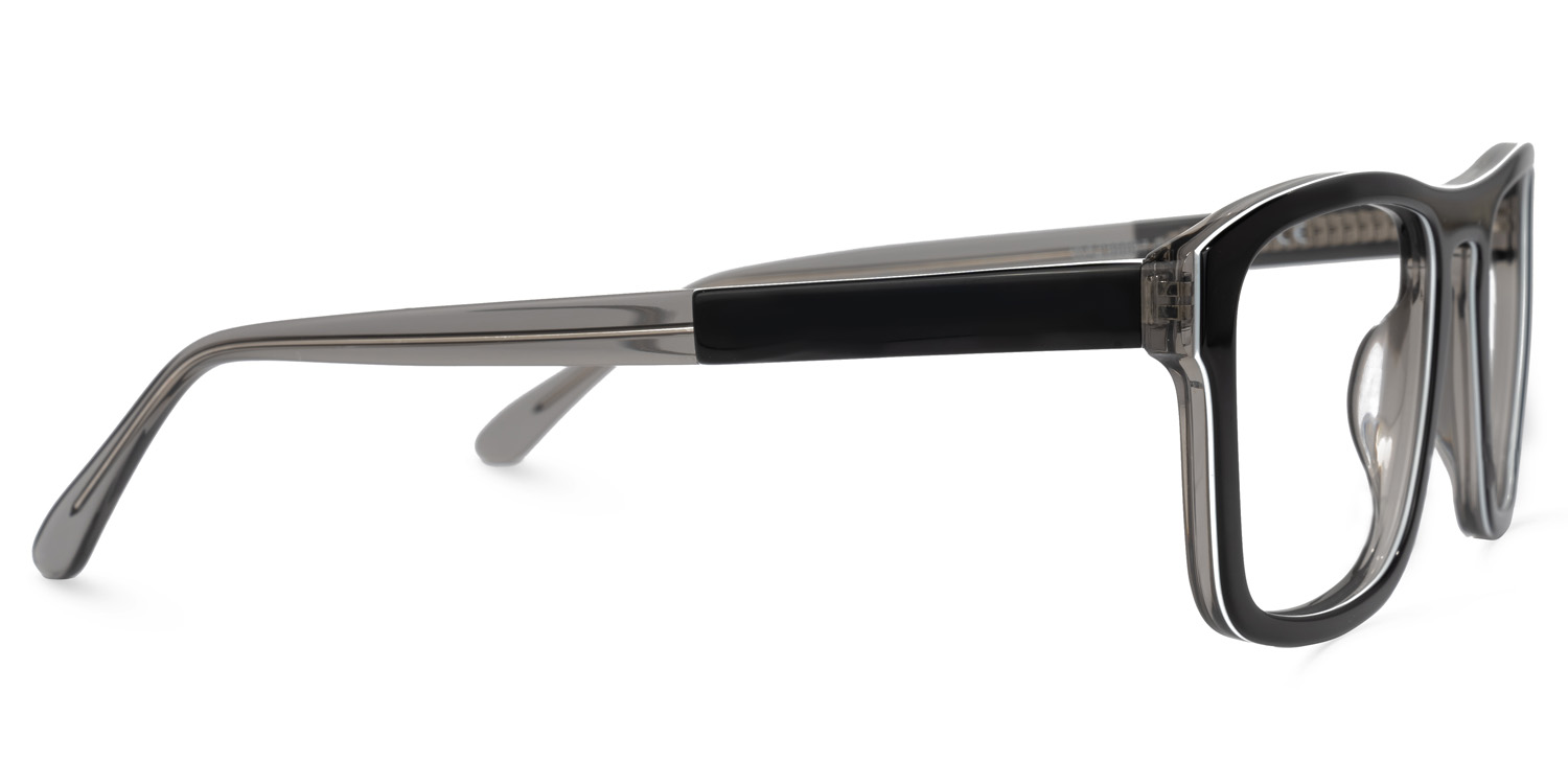 Barbee Square Black Glasses | ZEELOOL UK3