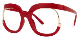 Darice Round Red Glasses1