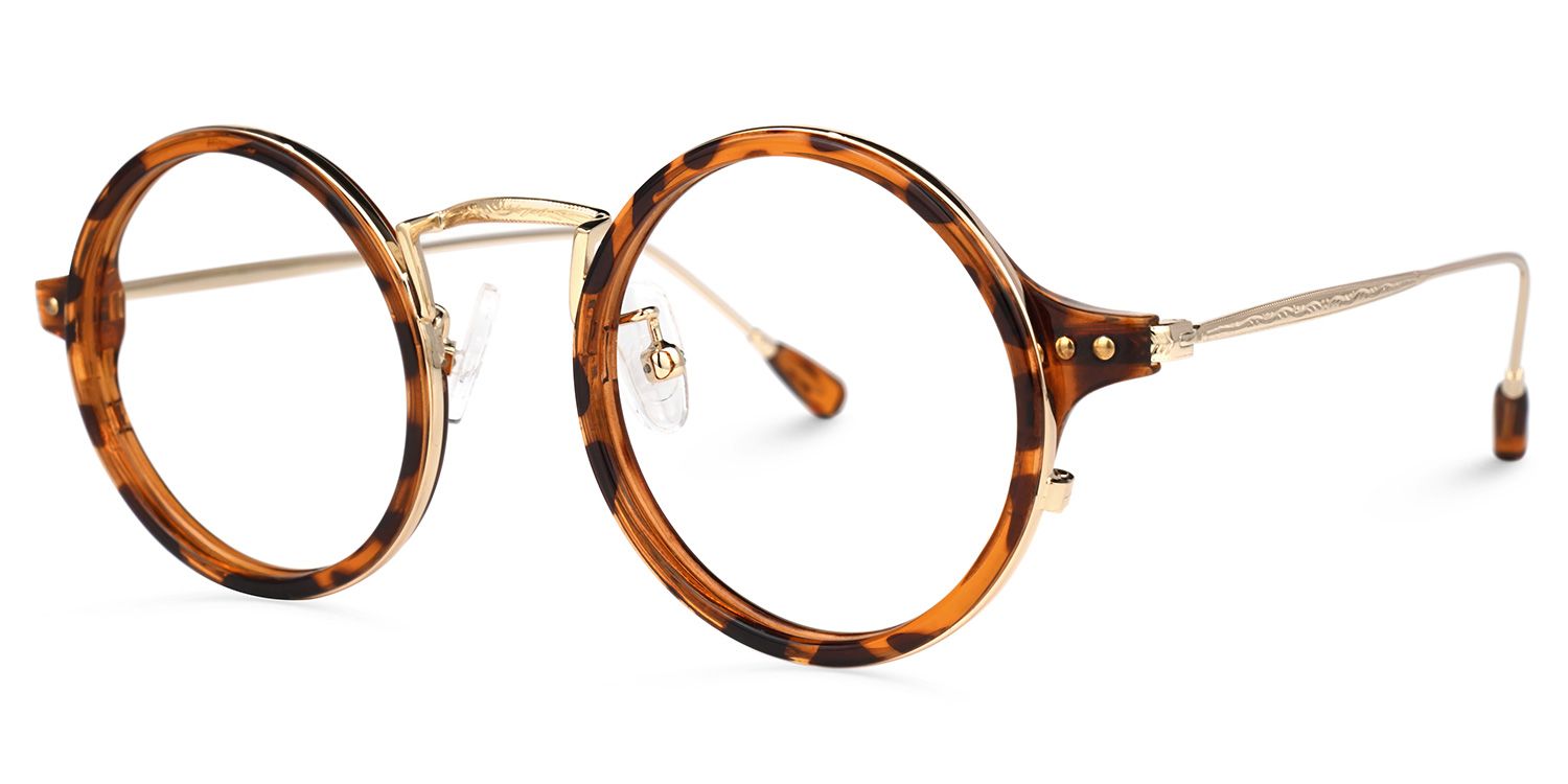 Ortiz Round Tortoise Glasses | ZEELOOL UK1