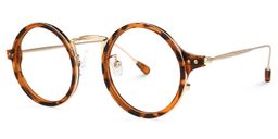 Ortiz Round Tortoise Glasses1