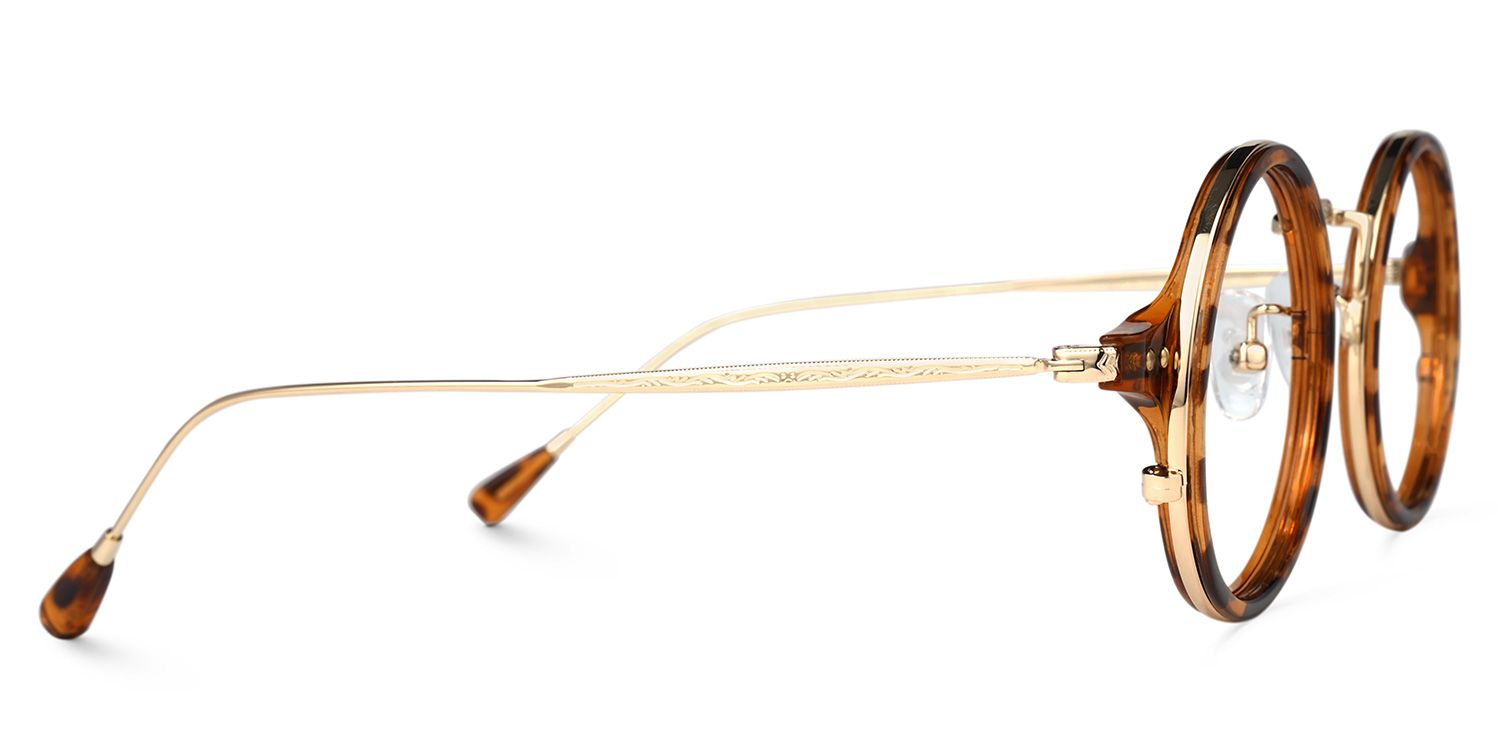 Ortiz Round Tortoise Glasses | ZEELOOL UK3