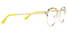 Deneal Oval Yellow Glasses3