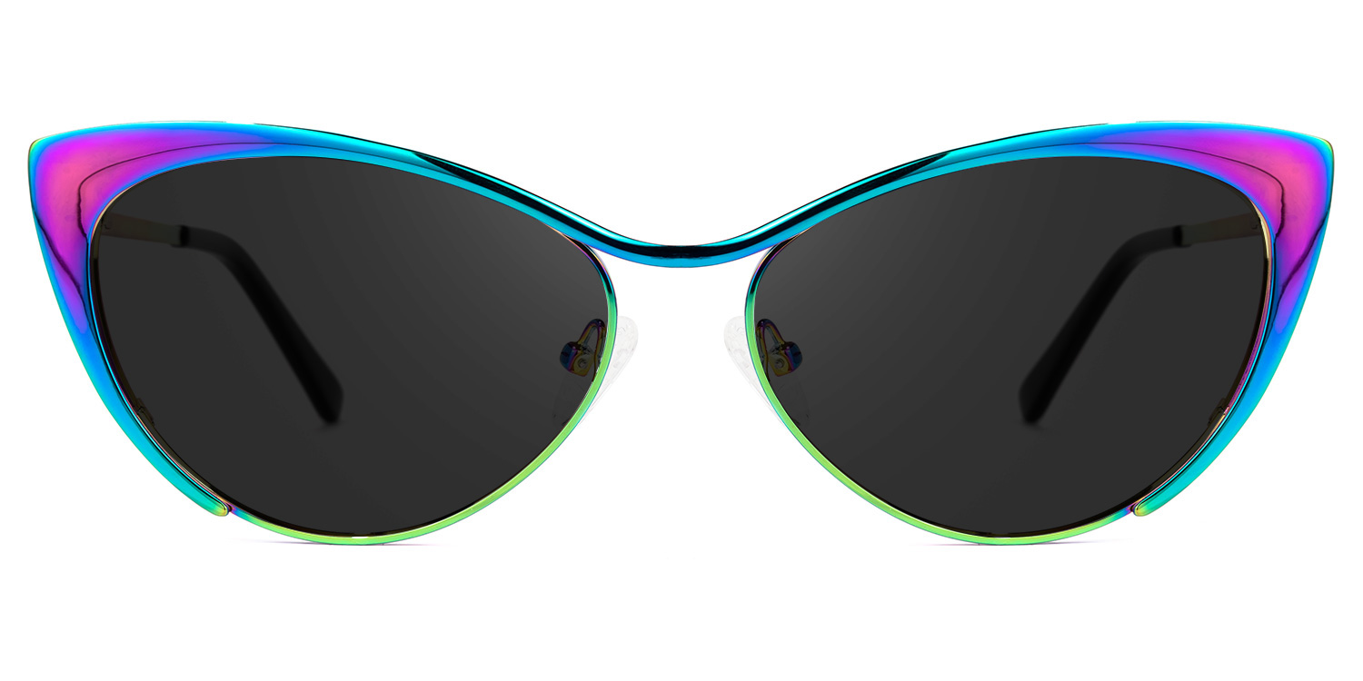 Ellen Cateye Iridescent Sunglasses