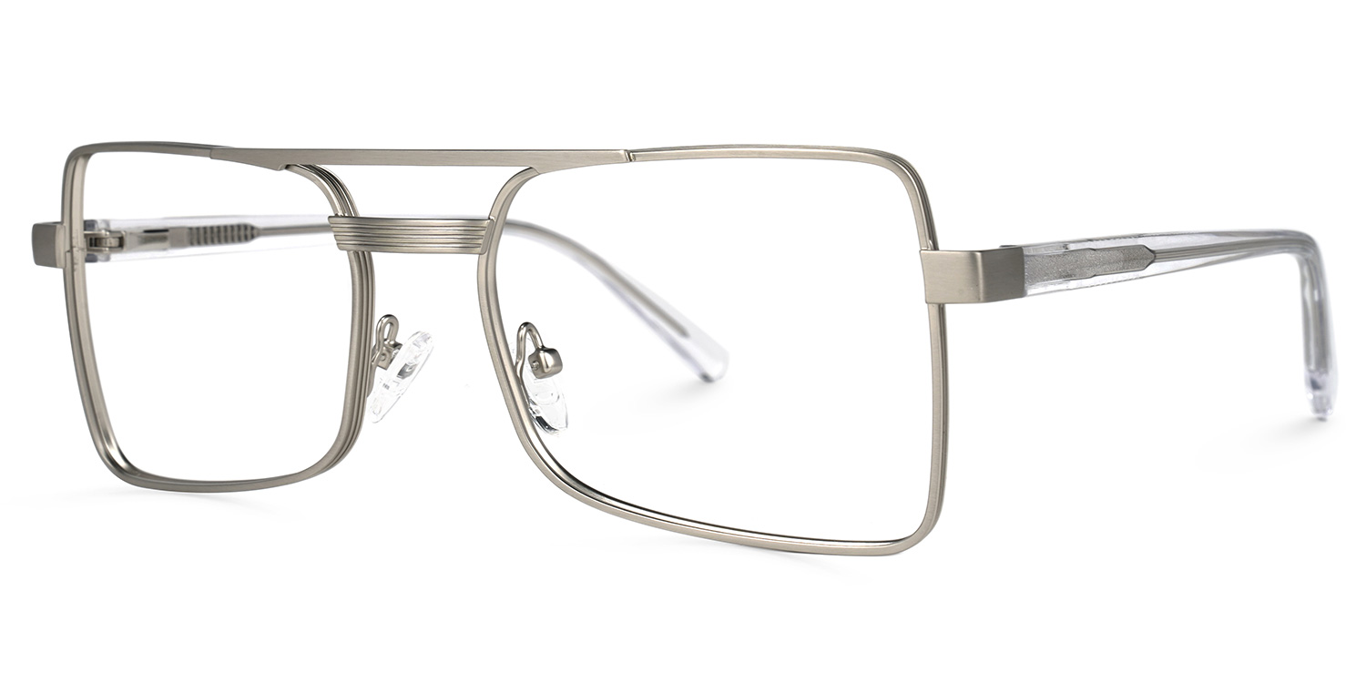 Paulina Aviator Silver Glasses | ZEELOOL UK1