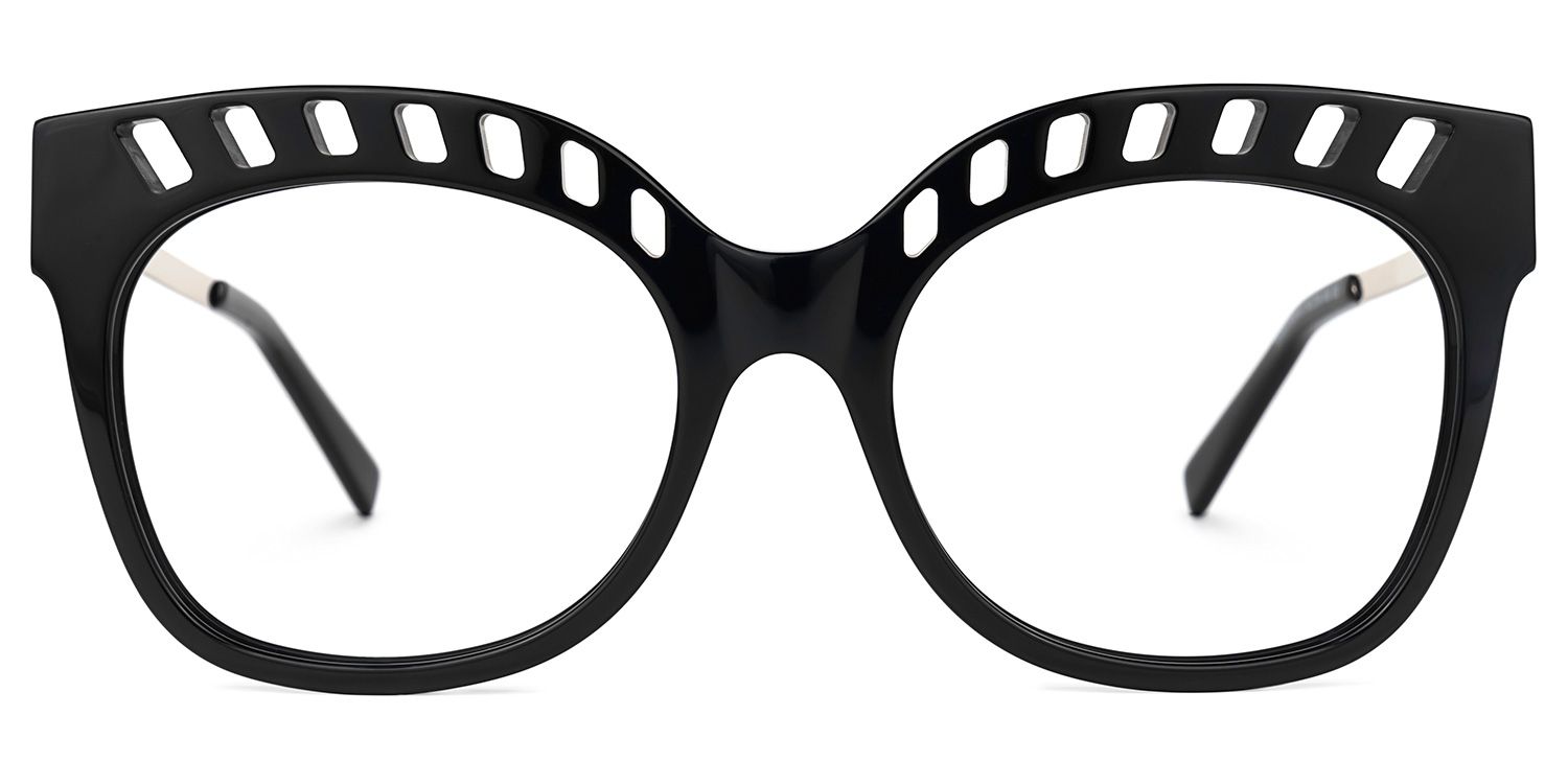 Francisco Square Black Glasses | ZEELOOL UK0