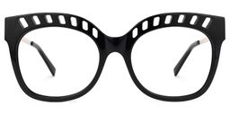Francisco Square Black Glasses0