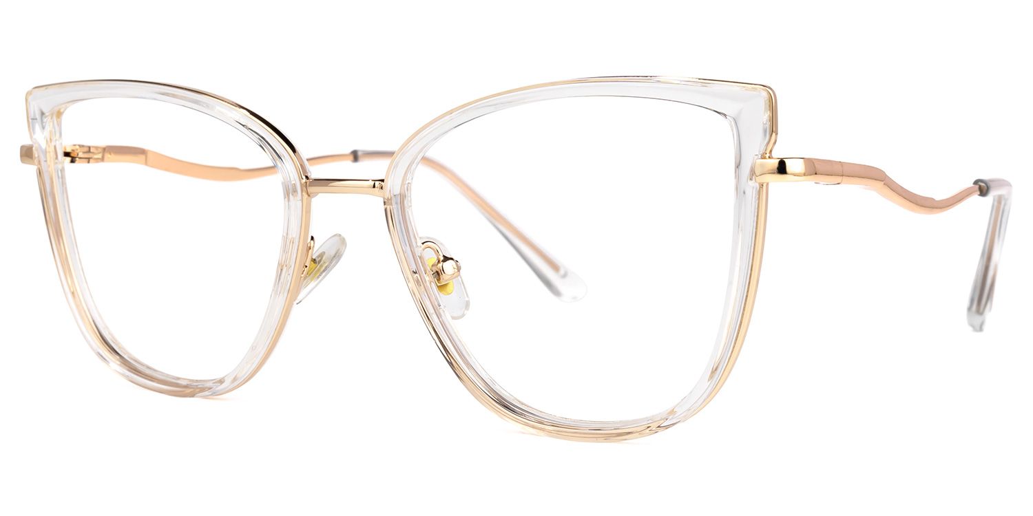 Adiiel Cateye Clear Glasses | ZEELOOL UK1