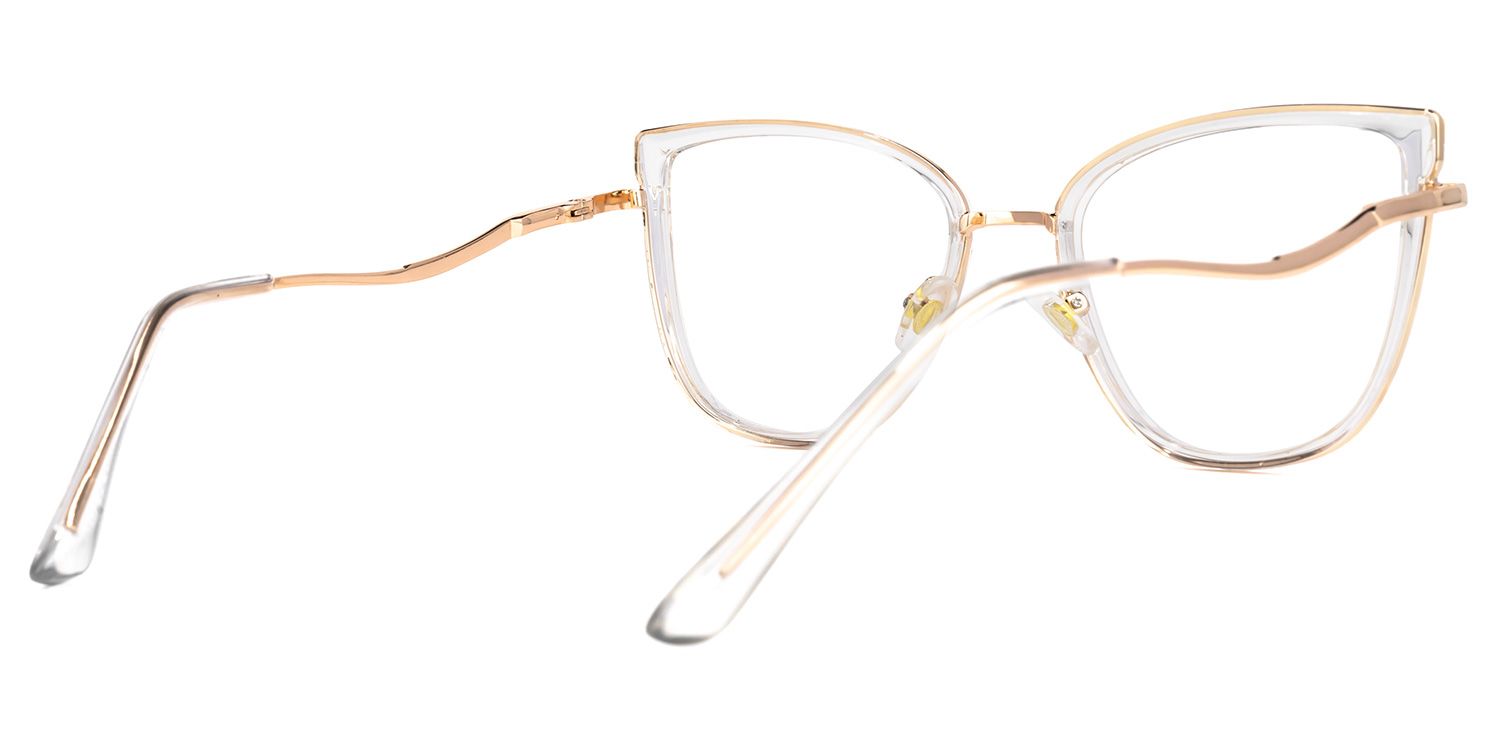 Adiiel Cateye Clear Glasses | ZEELOOL UK3