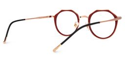 Gentry Geometric Red Glasses2