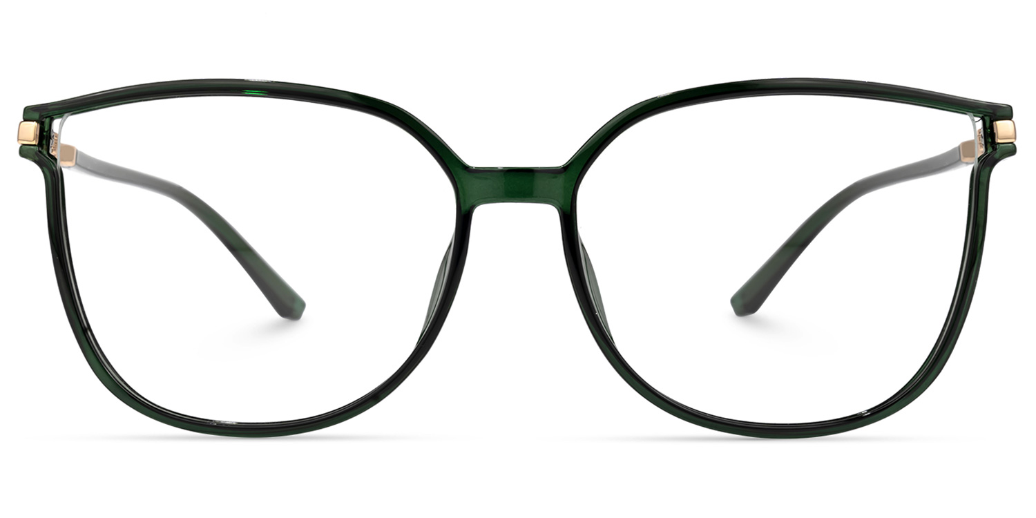 Rodz Square Dark-Green Glasses