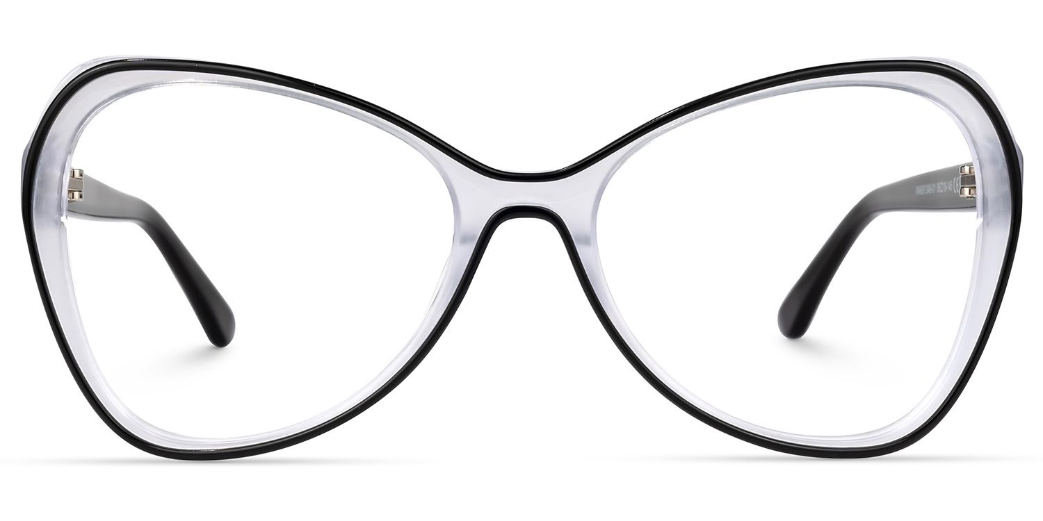 Margarita Geometric White Glasses | ZEELOOL UK0