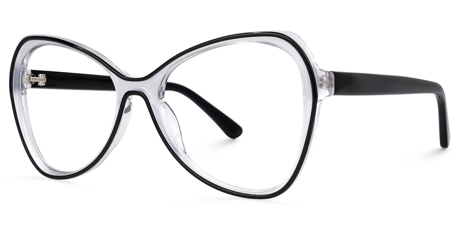 Margarita Geometric White Glasses | ZEELOOL UK1