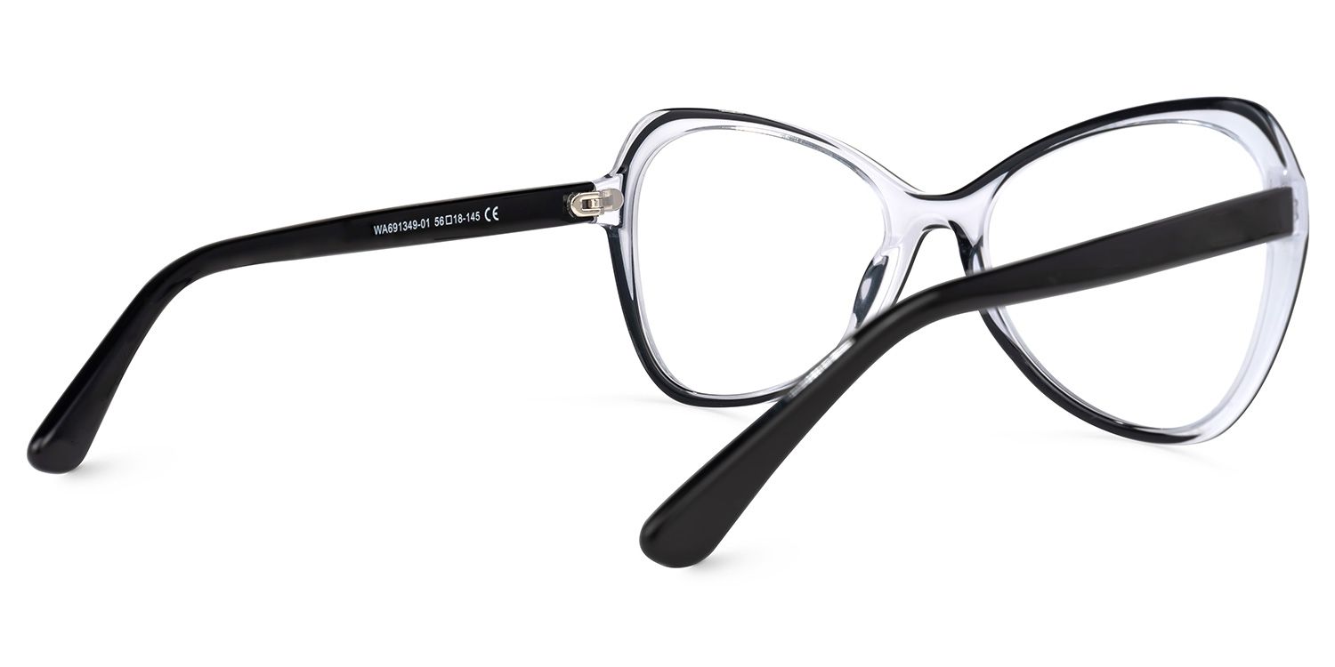 Margarita Geometric White Glasses | ZEELOOL UK2