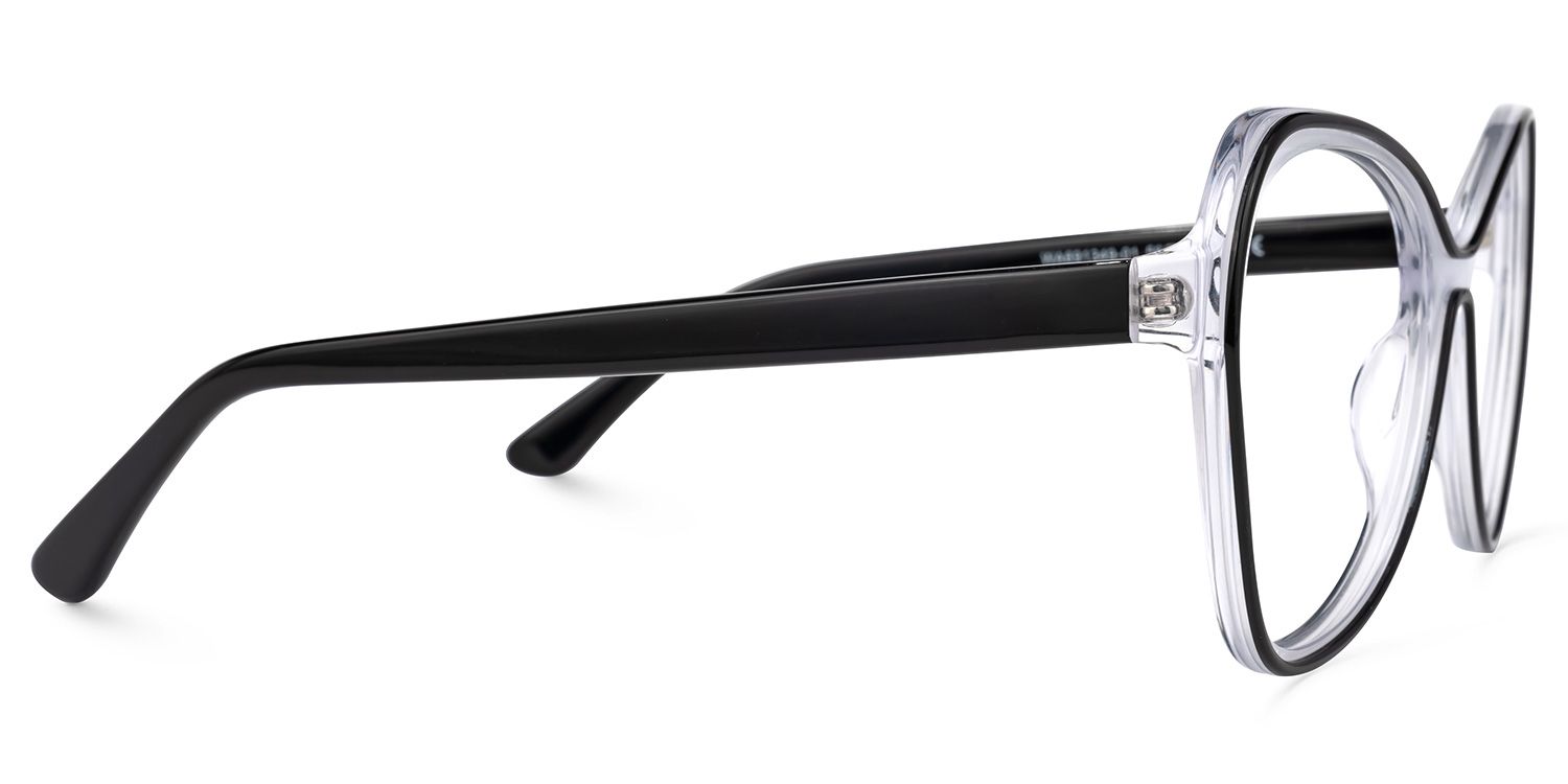 Margarita Geometric White Glasses | ZEELOOL UK3