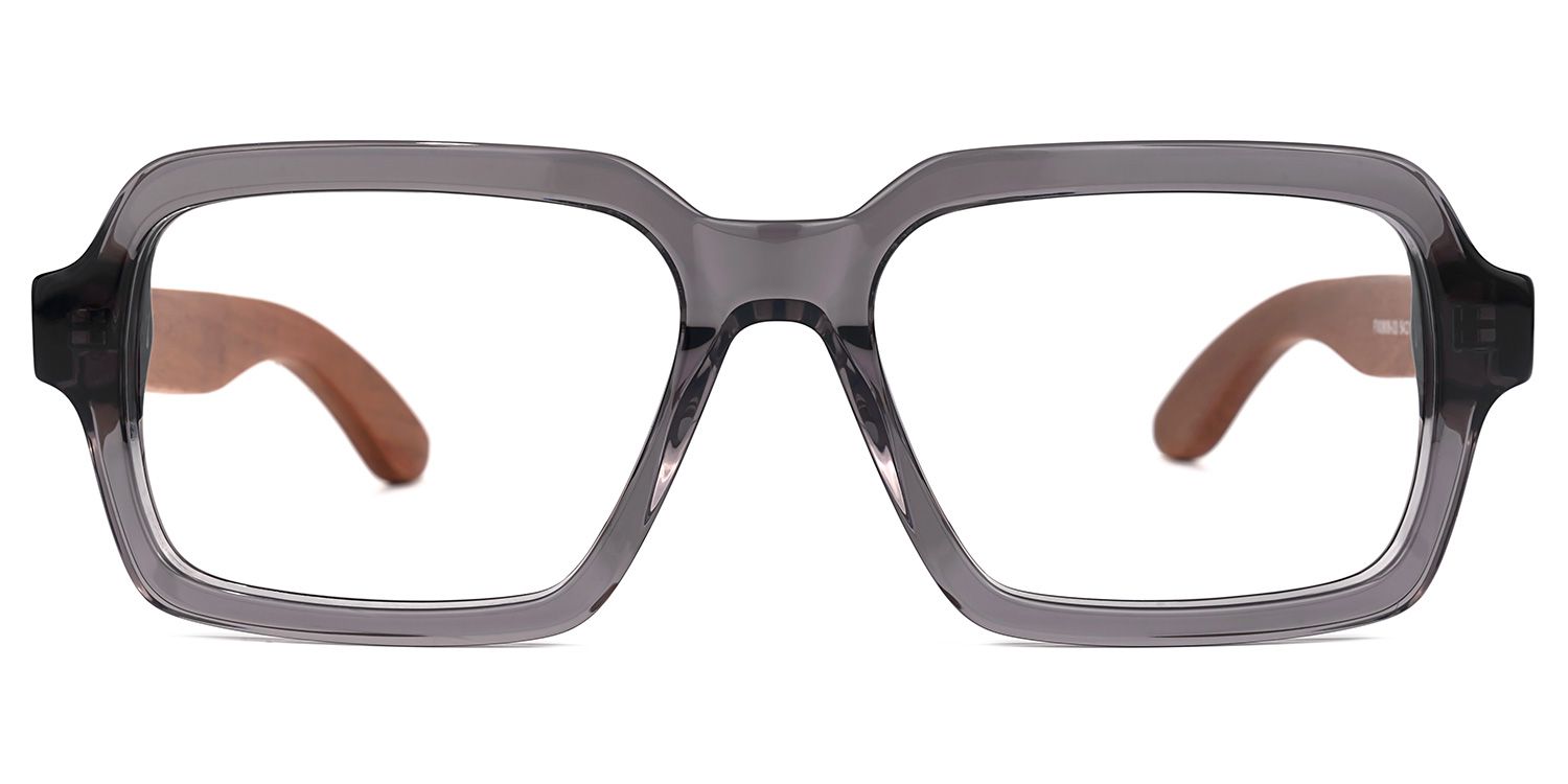 Cassells Square Gray Glasses | ZEELOOL UK0