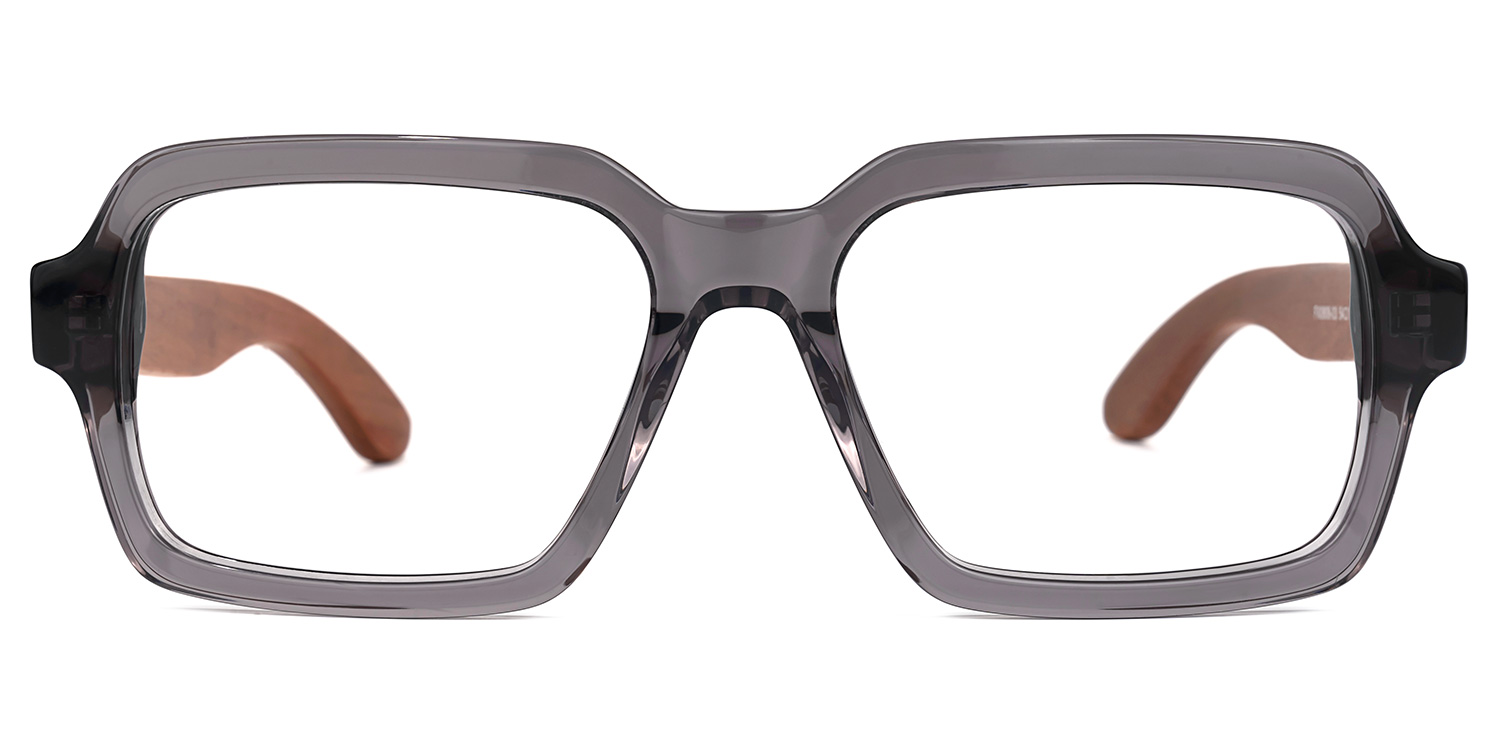 Cassells Square Gray Glasses | ZEELOOL UK0