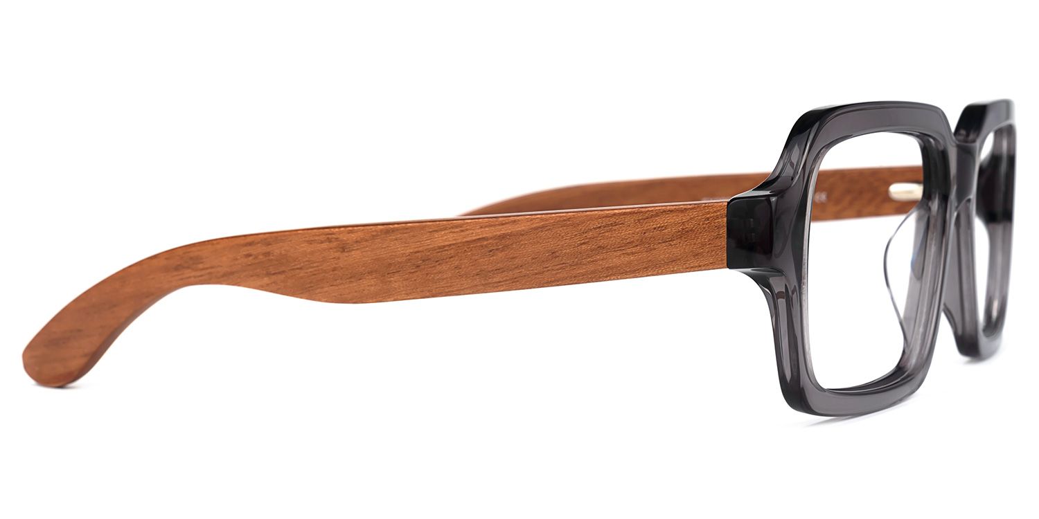 Cassells Square Gray Glasses | ZEELOOL UK2