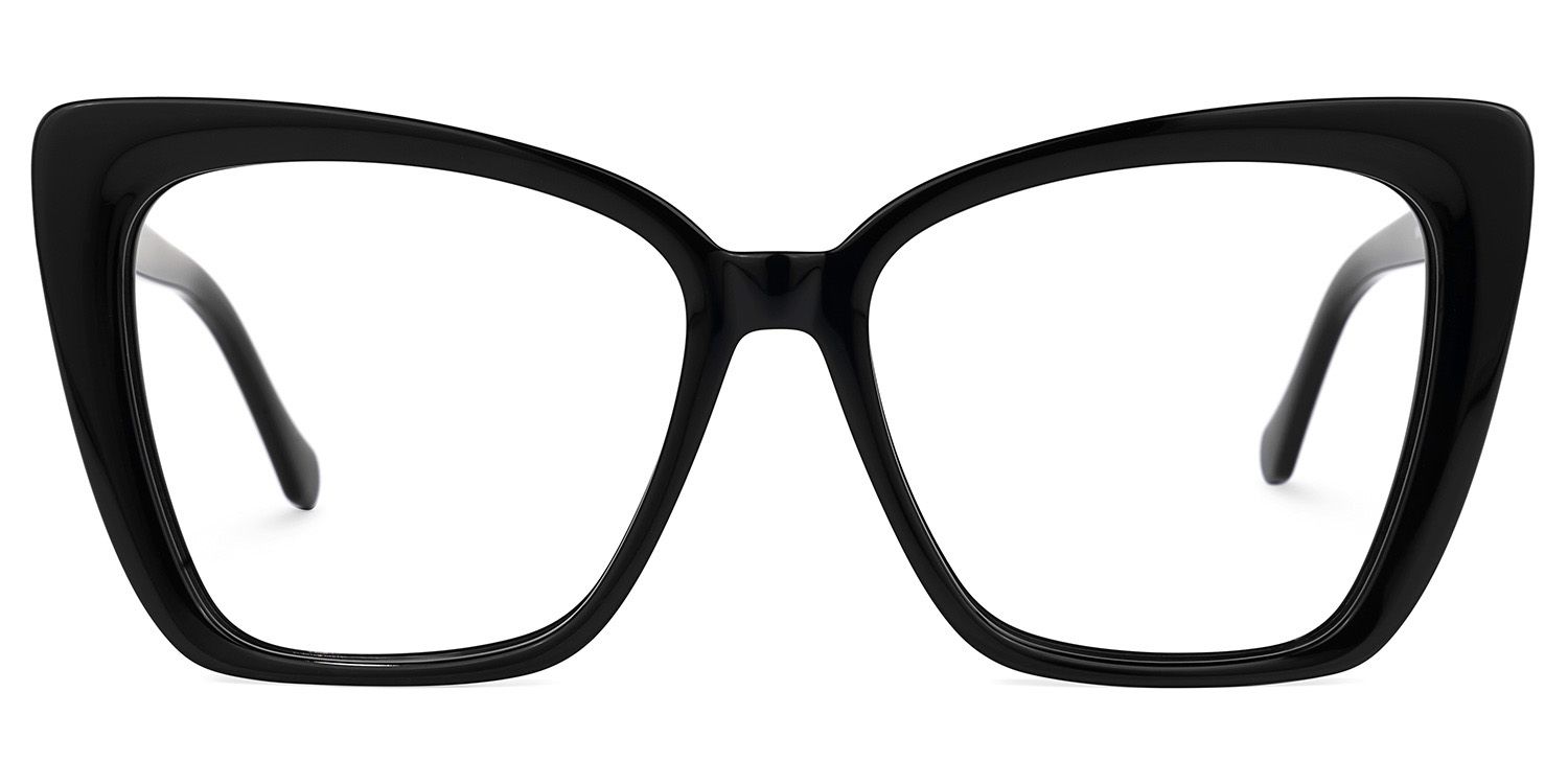 Shanell Butterfly Black Eyeglasses and Glasses Frames0