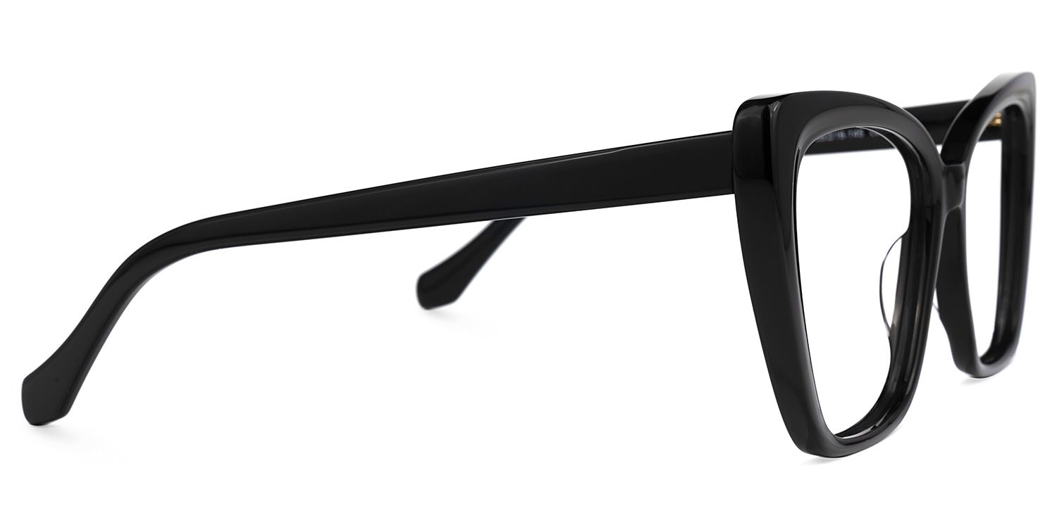 Shanell Butterfly Black Eyeglasses and Glasses Frames2