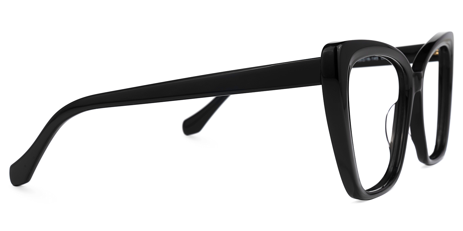 Shanell Butterfly Black Eyeglasses and Glasses Frames2