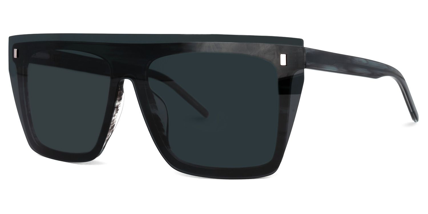 Kenya Square Gray Glasses | ZEELOOL UK1