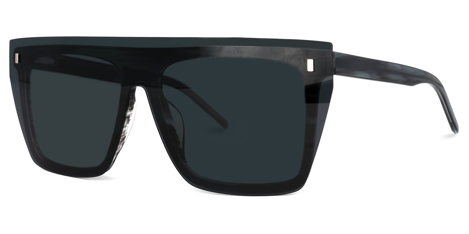 Kenya Square Gray Glasses | ZEELOOL UK1