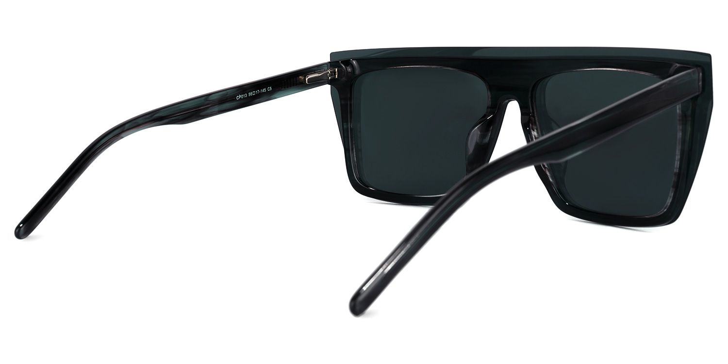 Kenya Square Gray Glasses | ZEELOOL UK3