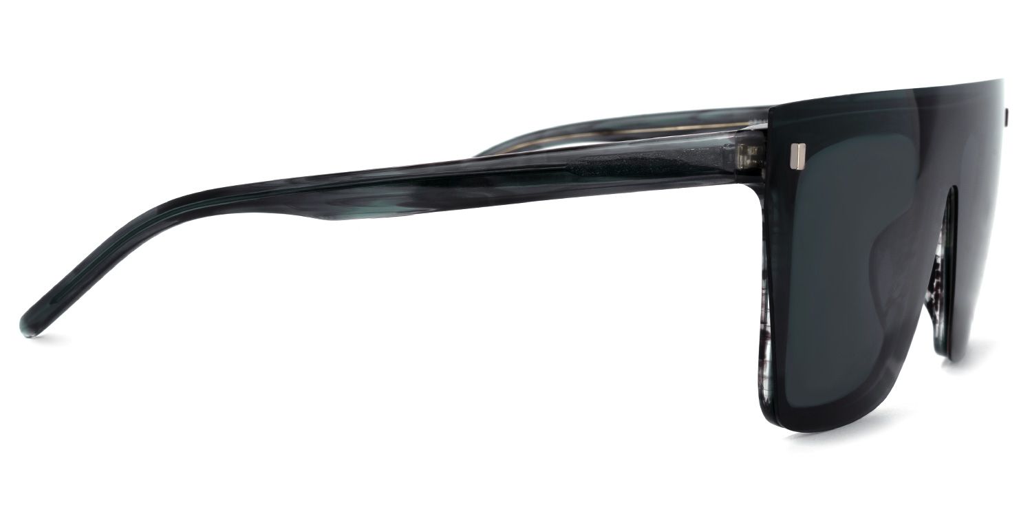 Kenya Square Gray Glasses | ZEELOOL UK2