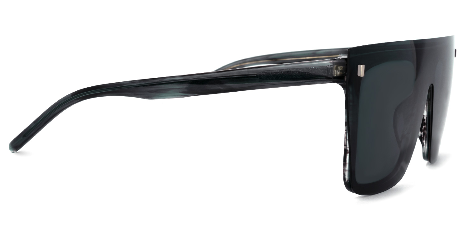 Kenya Square Gray Glasses | ZEELOOL UK2