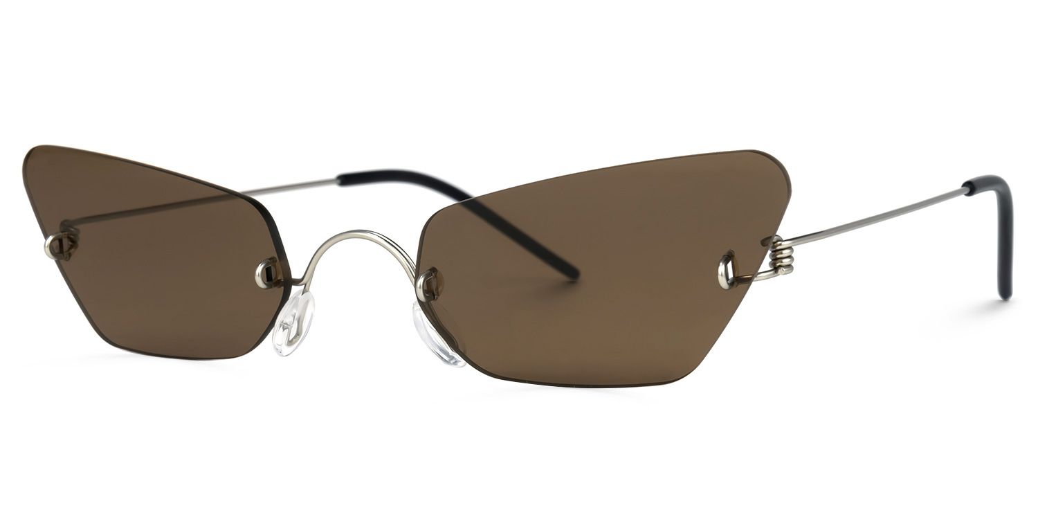 Mathis Cateye Brown Sunglasses | ZEELOOL UK1