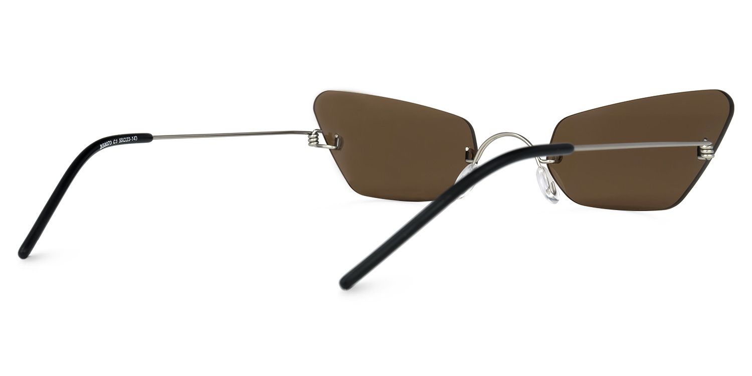 Mathis Cateye Brown Sunglasses | ZEELOOL UK2