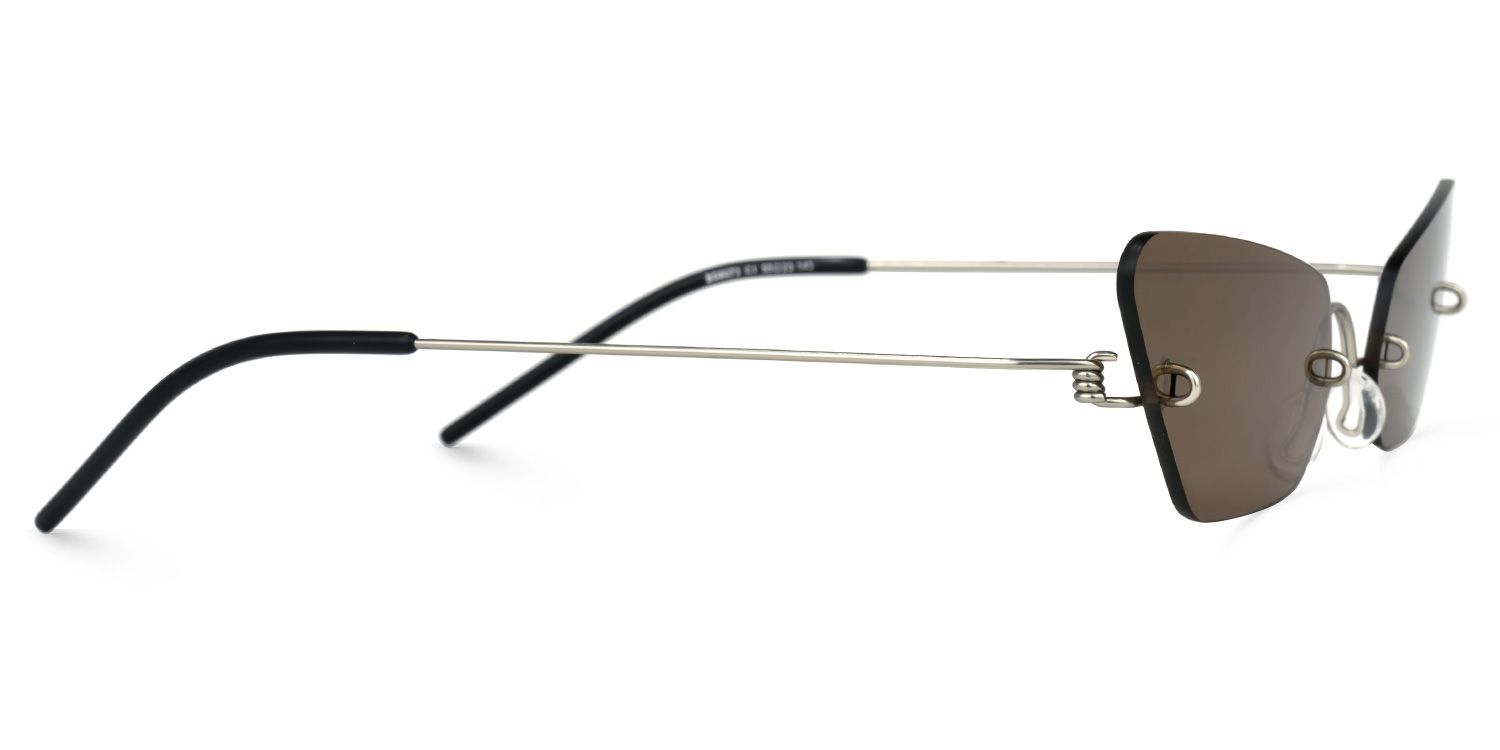 Mathis Cateye Brown Sunglasses | ZEELOOL UK3