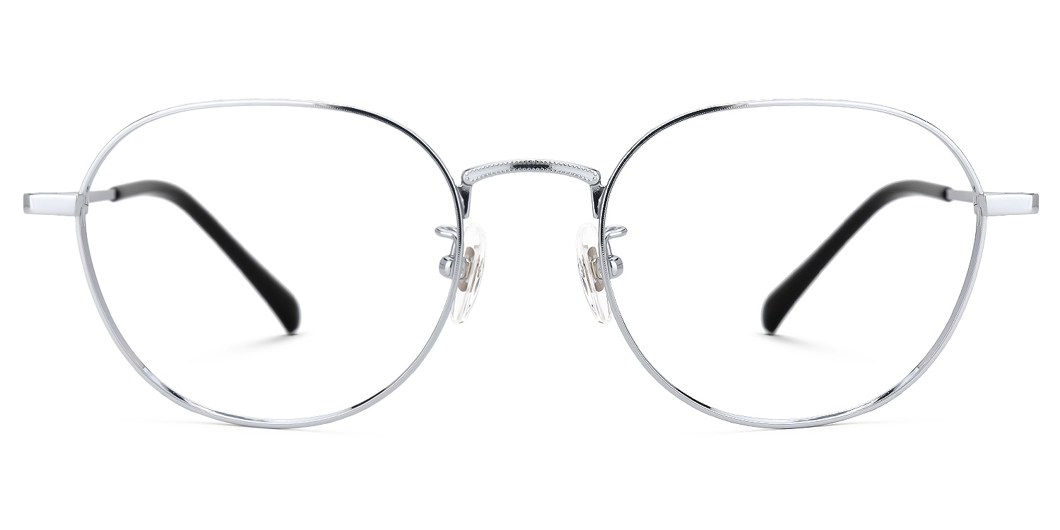 Vasquez Geometric Silver Glasses | ZEELOOL UK0