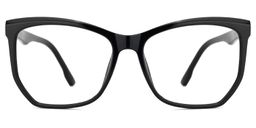 Libby Geometric Black Glasses0