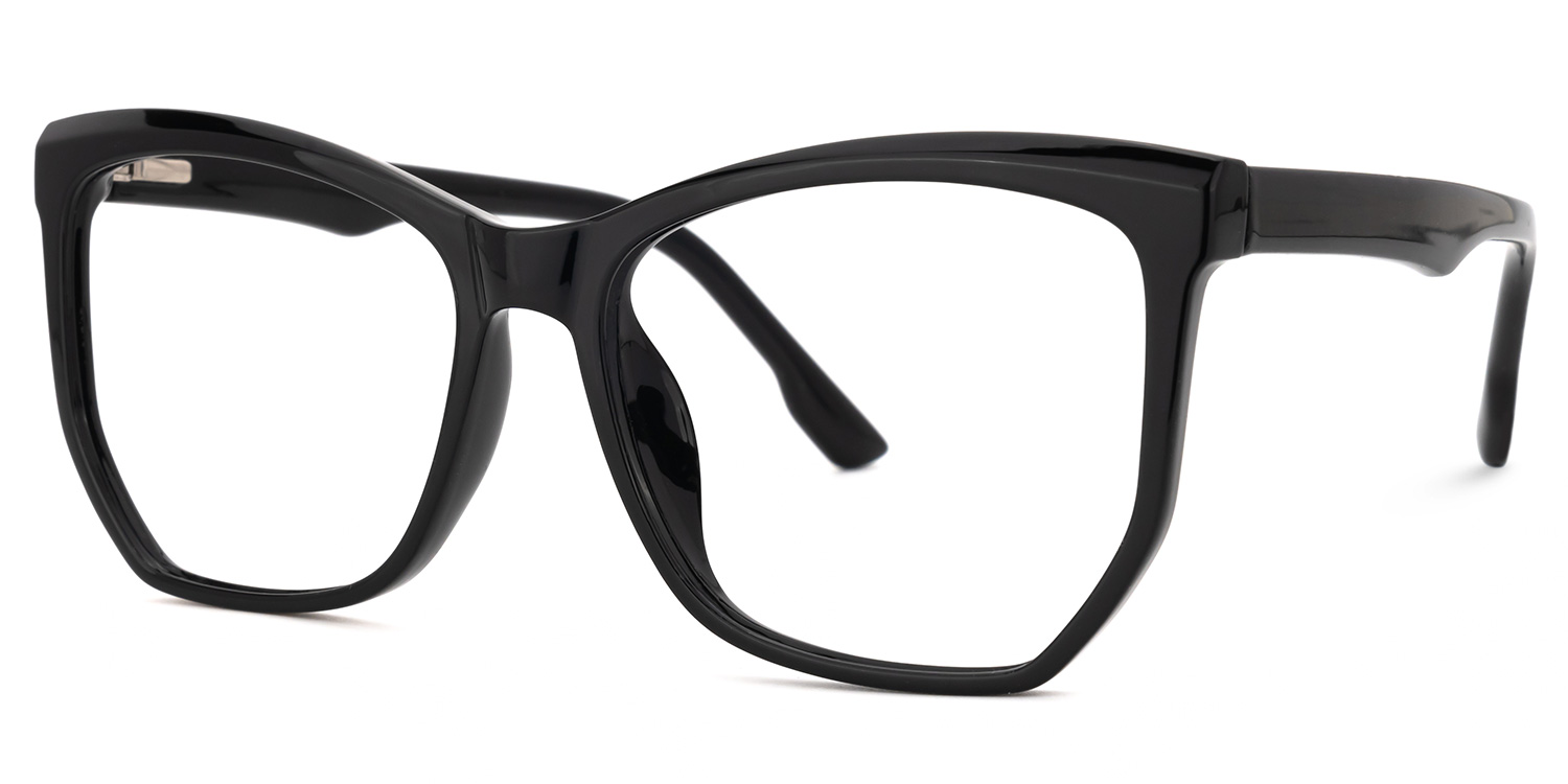Libby Geometric Black Glasses1