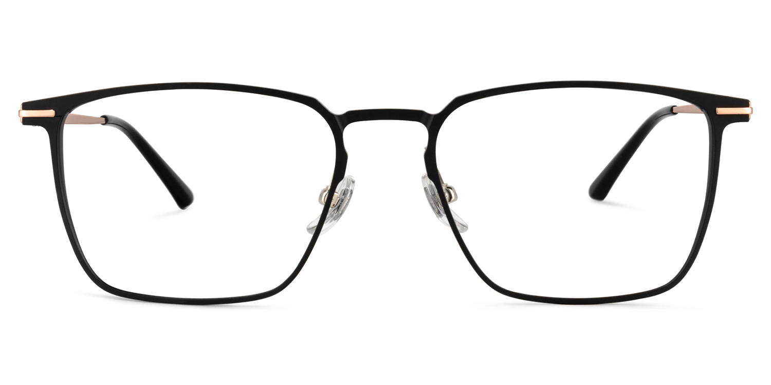 Ramirez Square Black Glasses | ZEELOOL UK0