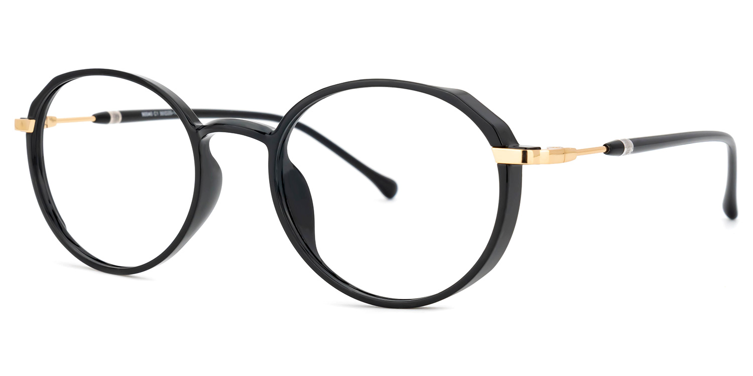 Billy Round Black Glasses | ZEELOOL UK1