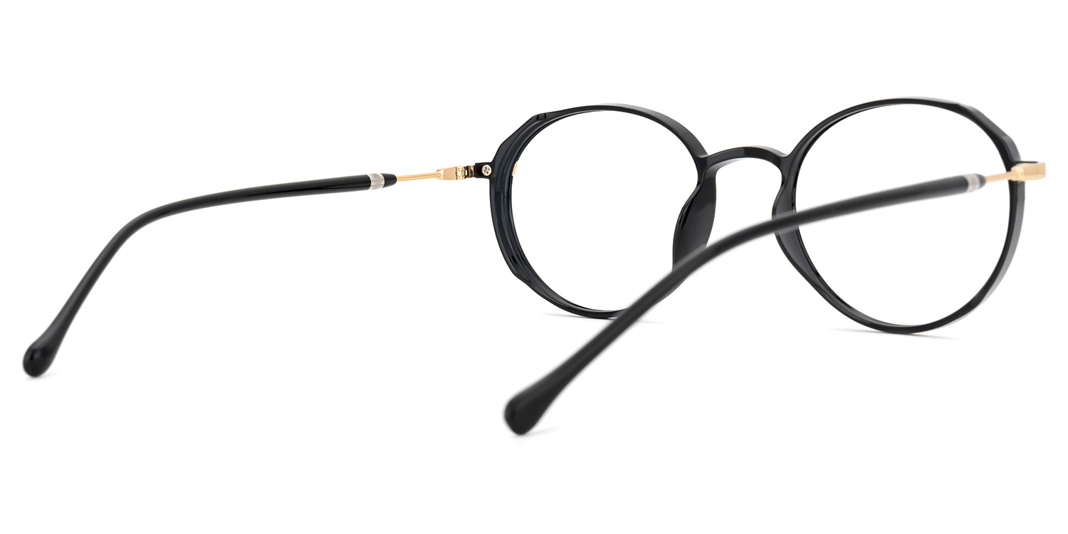 Billy Round Black Glasses | ZEELOOL UK3