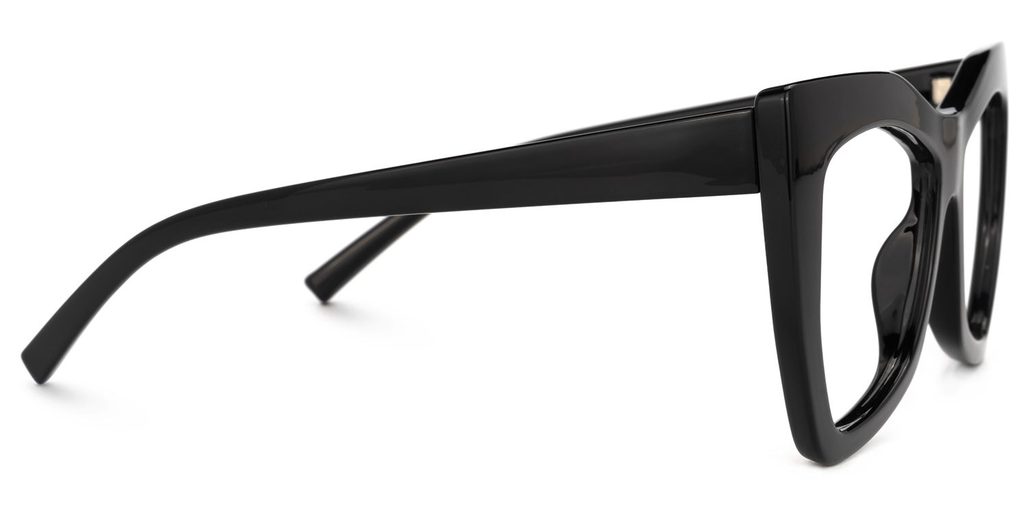 Zenteno Cateye Black Glasses | ZEELOOL UK2