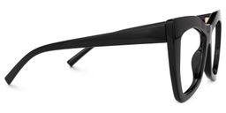Zenteno Cateye Black Glasses2