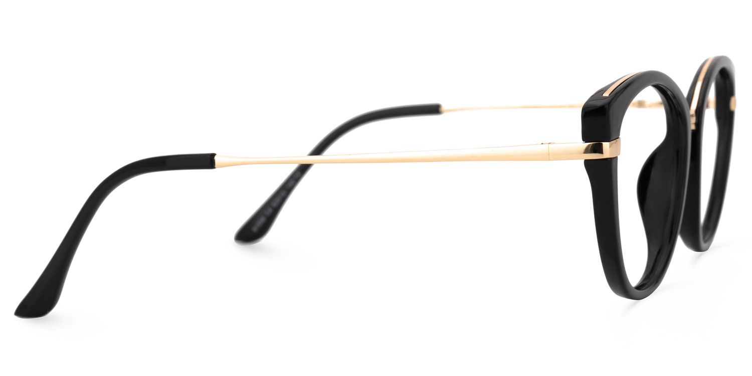 Peden Cateye Black Glasses | ZEELOOL UK2